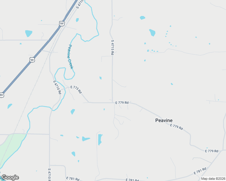 map of restaurants, bars, coffee shops, grocery stores, and more near 77511 South 4715 Road in Westville