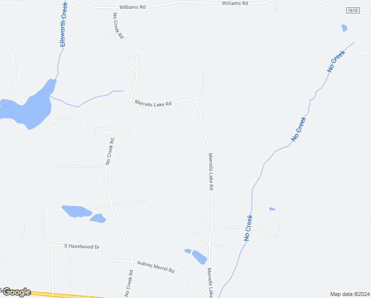 map of restaurants, bars, coffee shops, grocery stores, and more near 415 Merrells Lake Road in Mocksville