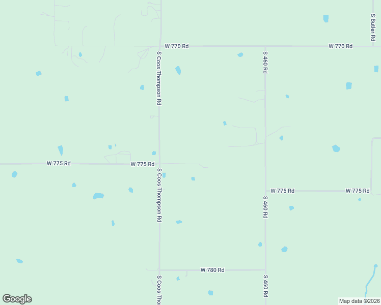 map of restaurants, bars, coffee shops, grocery stores, and more near West 775 Road in Hulbert