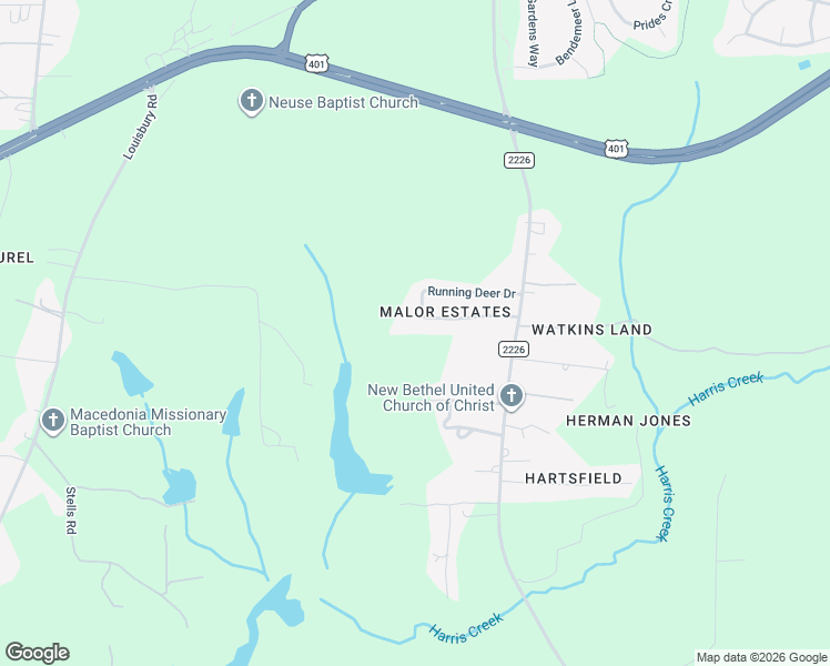 map of restaurants, bars, coffee shops, grocery stores, and more near 4600 Malor Drive in Wake Forest