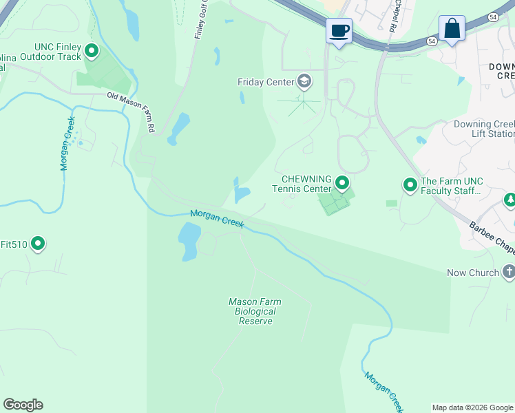 map of restaurants, bars, coffee shops, grocery stores, and more near in Chapel Hill
