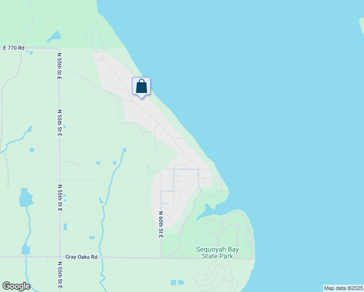 map of restaurants, bars, coffee shops, grocery stores, and more near 6260 East 109th Street North in Wagoner