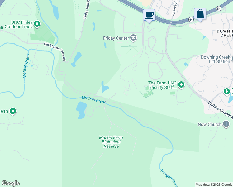 map of restaurants, bars, coffee shops, grocery stores, and more near in Chapel Hill