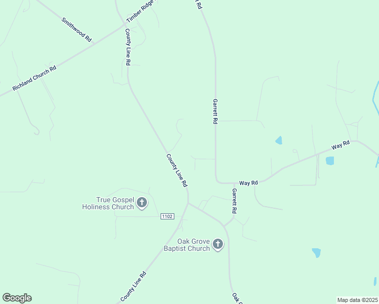 map of restaurants, bars, coffee shops, grocery stores, and more near 7764 County Line Road in Liberty