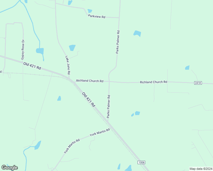 map of restaurants, bars, coffee shops, grocery stores, and more near 6346 Richland Church Road in Liberty