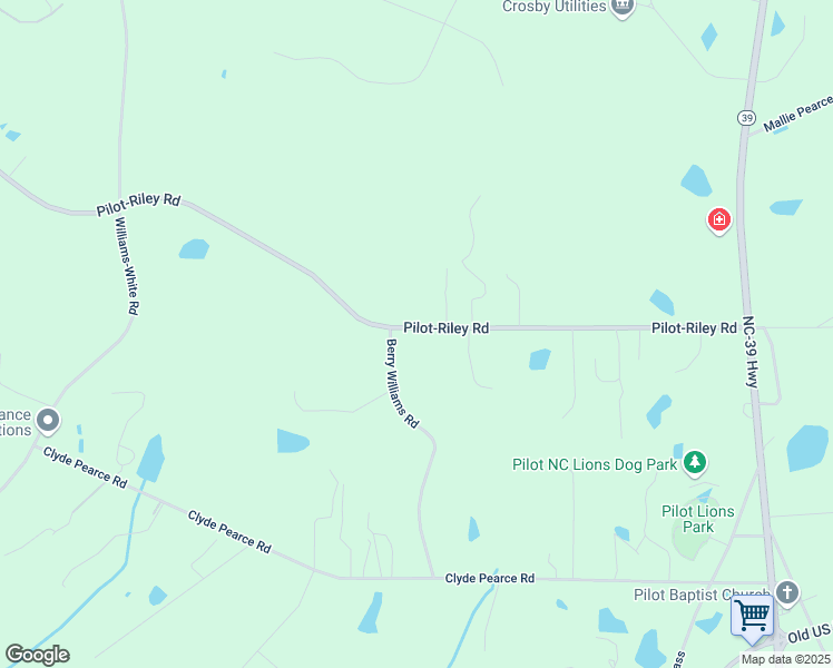 map of restaurants, bars, coffee shops, grocery stores, and more near 360 Pilot-Riley Road in Zebulon