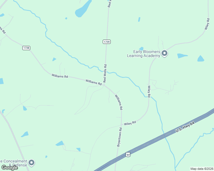 map of restaurants, bars, coffee shops, grocery stores, and more near 605 Williams Road in Spring Hope