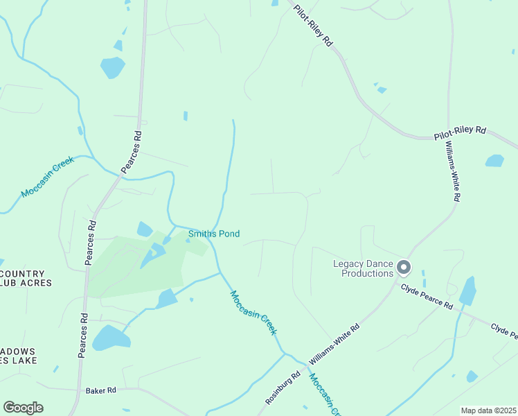 map of restaurants, bars, coffee shops, grocery stores, and more near 1143 Country Club Lane in Zebulon