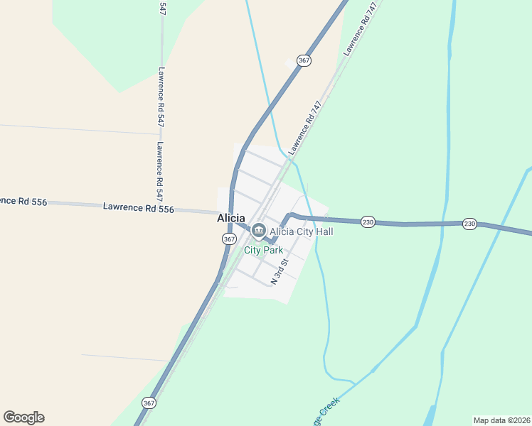 map of restaurants, bars, coffee shops, grocery stores, and more near 155 East Elm Street in Alicia