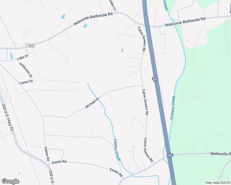 map of restaurants, bars, coffee shops, grocery stores, and more near 734 Michael Drive in Lexington