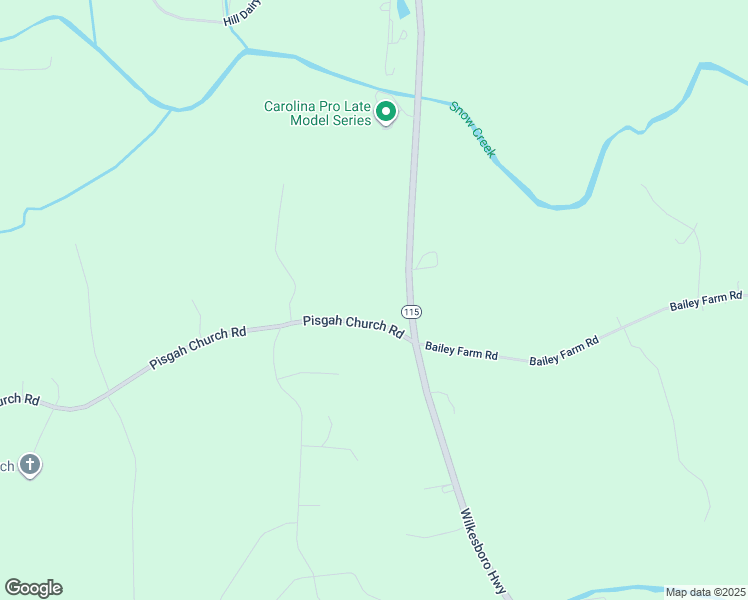 map of restaurants, bars, coffee shops, grocery stores, and more near 126 Pisgah Church Road in Statesville