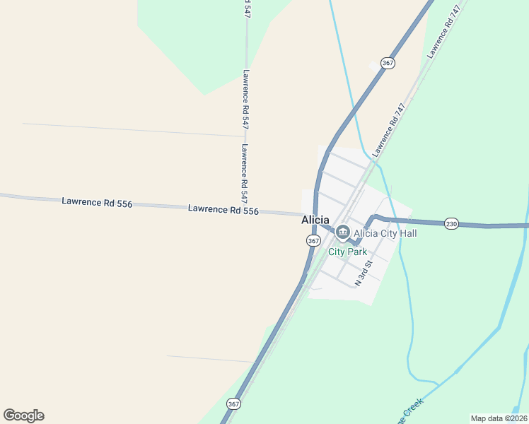 map of restaurants, bars, coffee shops, grocery stores, and more near 1 Lawrence Road 547 in Alicia