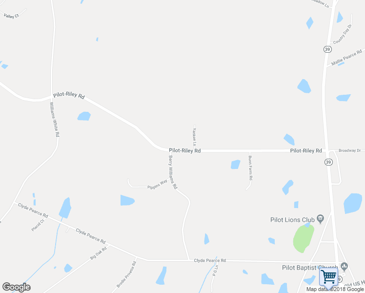 map of restaurants, bars, coffee shops, grocery stores, and more near 360 Pilot-Riley Road in Zebulon