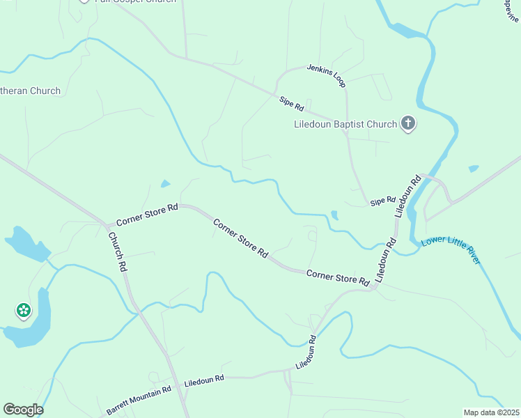 map of restaurants, bars, coffee shops, grocery stores, and more near Corner Store Road in Taylorsville