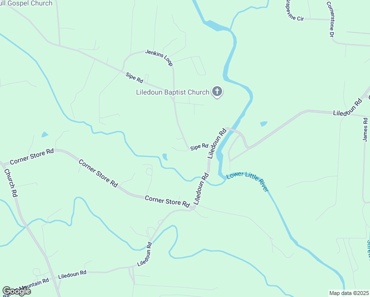 map of restaurants, bars, coffee shops, grocery stores, and more near 20 Little and Mays Drive in Taylorsville