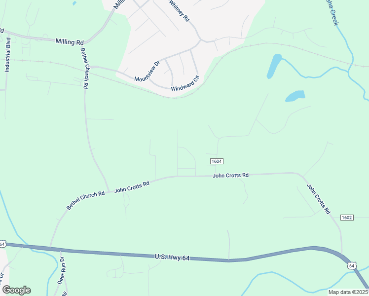 map of restaurants, bars, coffee shops, grocery stores, and more near 168 Chessie Road in Mocksville