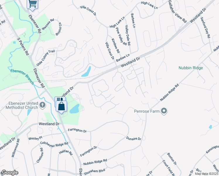 map of restaurants, bars, coffee shops, grocery stores, and more near 939 Ashbrooke Way in Knoxville