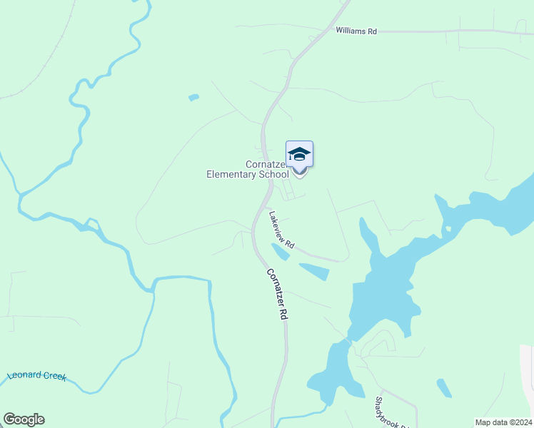 map of restaurants, bars, coffee shops, grocery stores, and more near 116 Lakeview Road in Mocksville