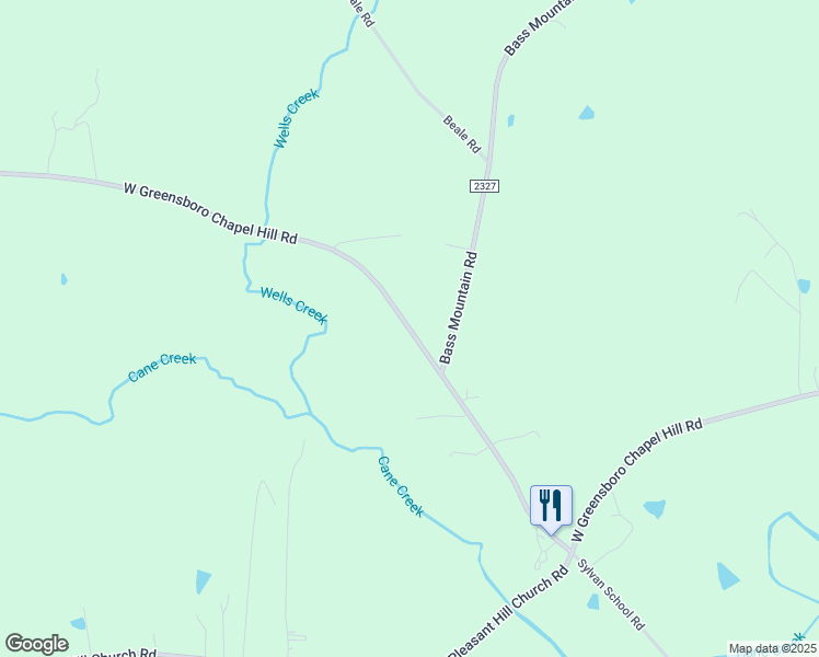 map of restaurants, bars, coffee shops, grocery stores, and more near 970 West Greensboro Chapel Hill Road in Snow Camp