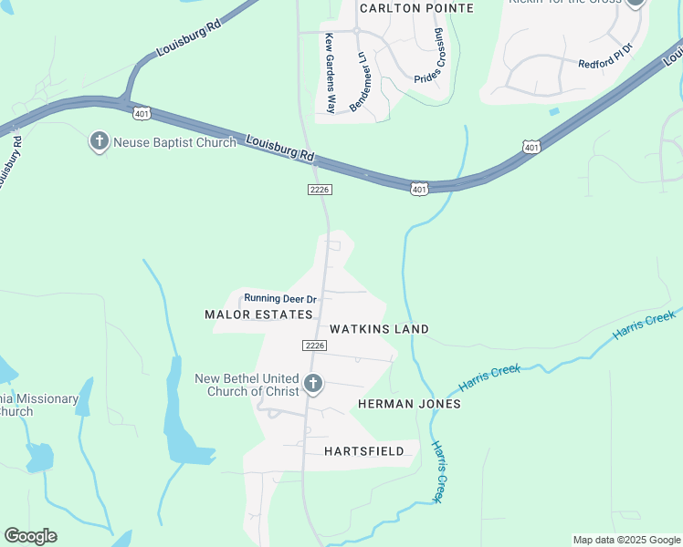map of restaurants, bars, coffee shops, grocery stores, and more near 4020 Jonesville Road in Wake Forest