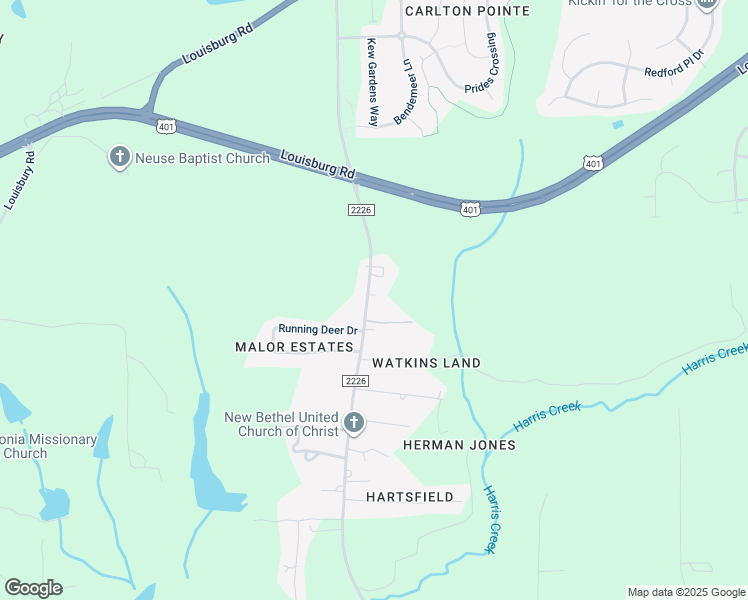 map of restaurants, bars, coffee shops, grocery stores, and more near 4020 Jonesville Road in Wake Forest