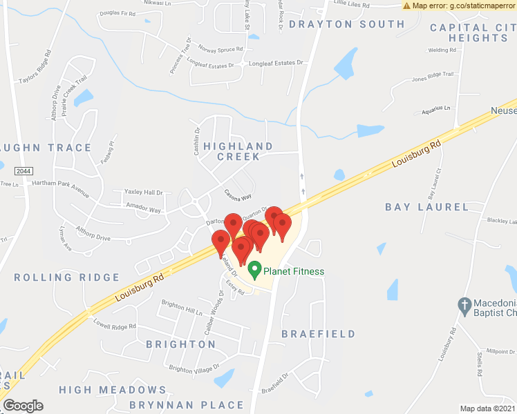 map of restaurants, bars, coffee shops, grocery stores, and more near 8549 Quarton Drive in Raleigh