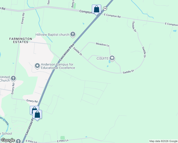 map of restaurants, bars, coffee shops, grocery stores, and more near 1576 Saddle Drive in Murfreesboro