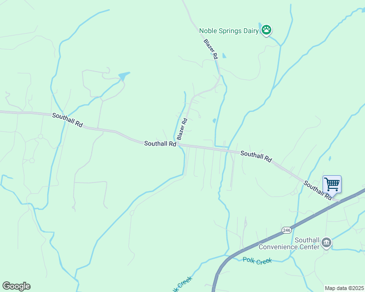 map of restaurants, bars, coffee shops, grocery stores, and more near 3193 Southall Road in Franklin