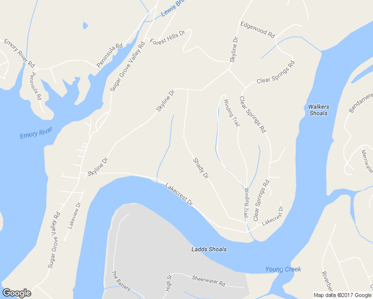 map of restaurants, bars, coffee shops, grocery stores, and more near 156 Shady Drive in Harriman