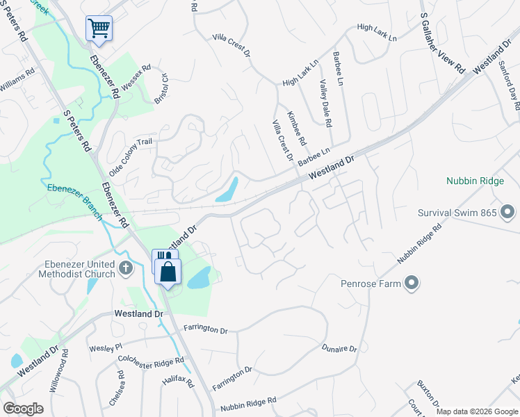 map of restaurants, bars, coffee shops, grocery stores, and more near 8703 Belle Mina Way in Knoxville