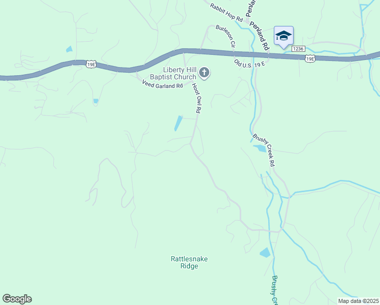 map of restaurants, bars, coffee shops, grocery stores, and more near 355 Hoot Owl Road in Spruce Pine