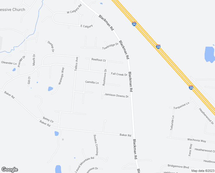 map of restaurants, bars, coffee shops, grocery stores, and more near 910 Rushmore Drive in Murfreesboro