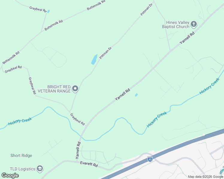 map of restaurants, bars, coffee shops, grocery stores, and more near 12425 Yarnell Road in Knoxville