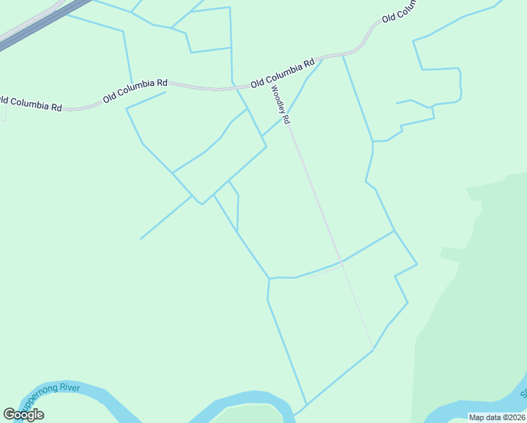 map of restaurants, bars, coffee shops, grocery stores, and more near 302 Woodley Road in Columbia