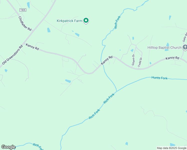 map of restaurants, bars, coffee shops, grocery stores, and more near 780 Kanoy Road in Thomasville