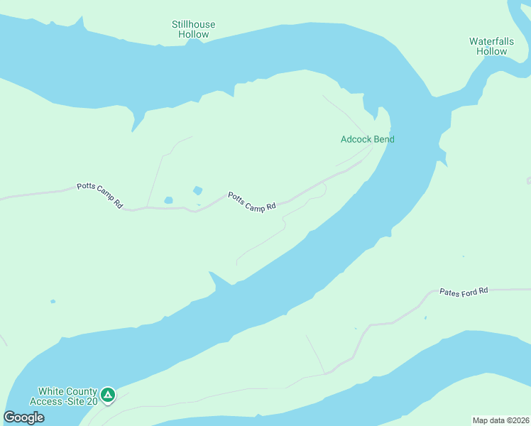 map of restaurants, bars, coffee shops, grocery stores, and more near 1582 Potts Camp Road in Smithville