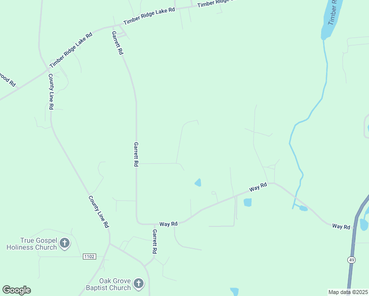 map of restaurants, bars, coffee shops, grocery stores, and more near 7576 Walking Stick Lane in Liberty