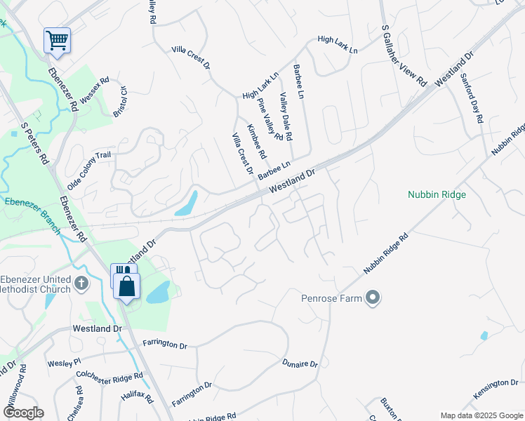 map of restaurants, bars, coffee shops, grocery stores, and more near 8706 Hopemont Way in Knoxville
