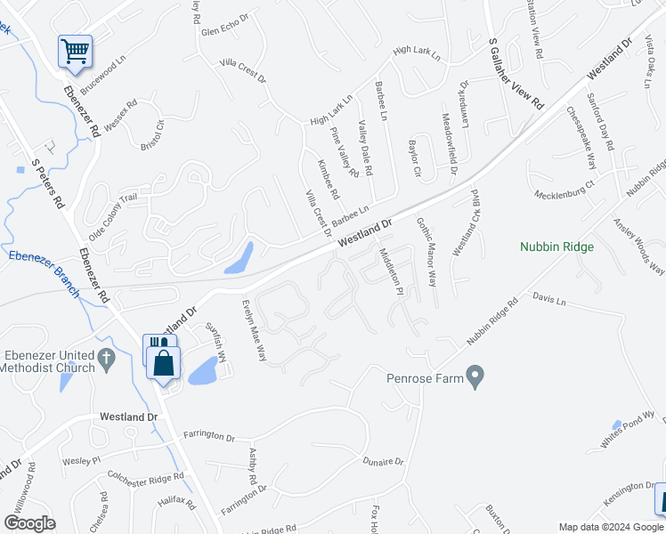 map of restaurants, bars, coffee shops, grocery stores, and more near 8706 Hopemont Way in Knoxville