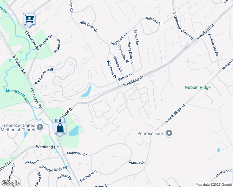 map of restaurants, bars, coffee shops, grocery stores, and more near 8628 Barbee Lane in Knoxville