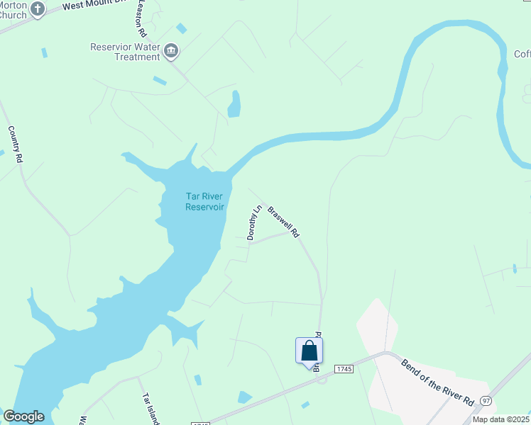map of restaurants, bars, coffee shops, grocery stores, and more near 4821 Dorothy Lane in Rocky Mount