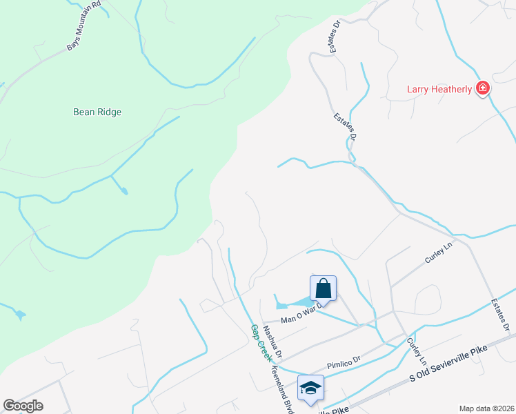 map of restaurants, bars, coffee shops, grocery stores, and more near 670 North Cunningham Road in Seymour