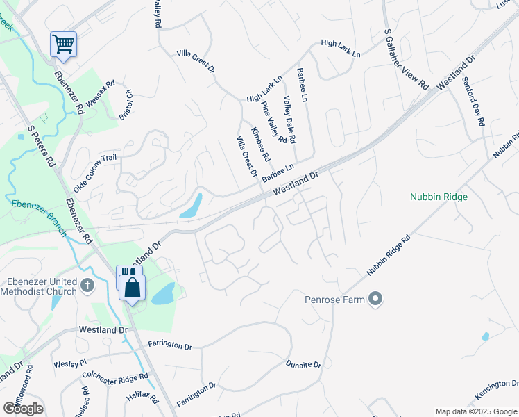 map of restaurants, bars, coffee shops, grocery stores, and more near 8628 Barbee Lane in Knoxville
