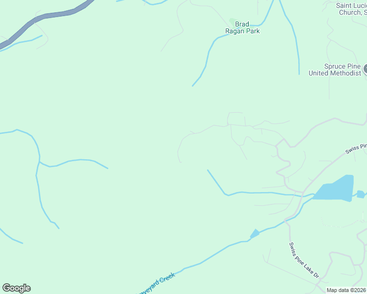 map of restaurants, bars, coffee shops, grocery stores, and more near 1208 McHone Road in Spruce Pine