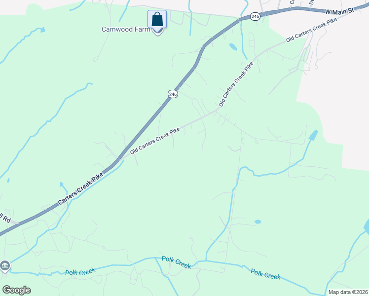 map of restaurants, bars, coffee shops, grocery stores, and more near 245 Old Carters Creek Pike in Franklin