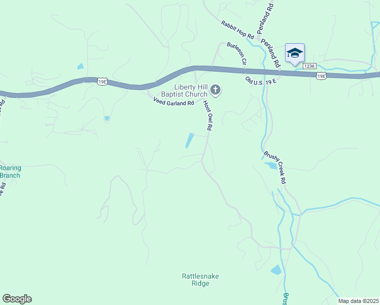 map of restaurants, bars, coffee shops, grocery stores, and more near 426 Hoot Owl Road in Spruce Pine