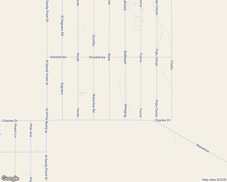 map of restaurants, bars, coffee shops, grocery stores, and more near 26616 Rose in Meadview