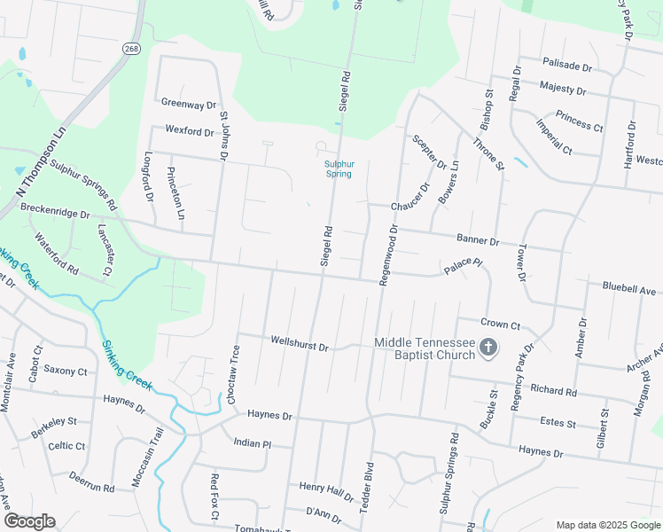 map of restaurants, bars, coffee shops, grocery stores, and more near 1009 Rosebud Court in Murfreesboro