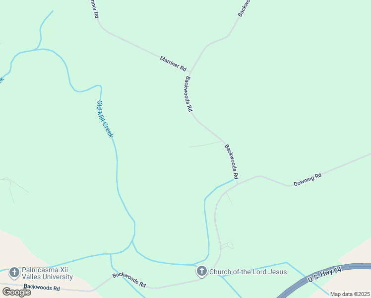 map of restaurants, bars, coffee shops, grocery stores, and more near 2055 Backwoods Road in Roper