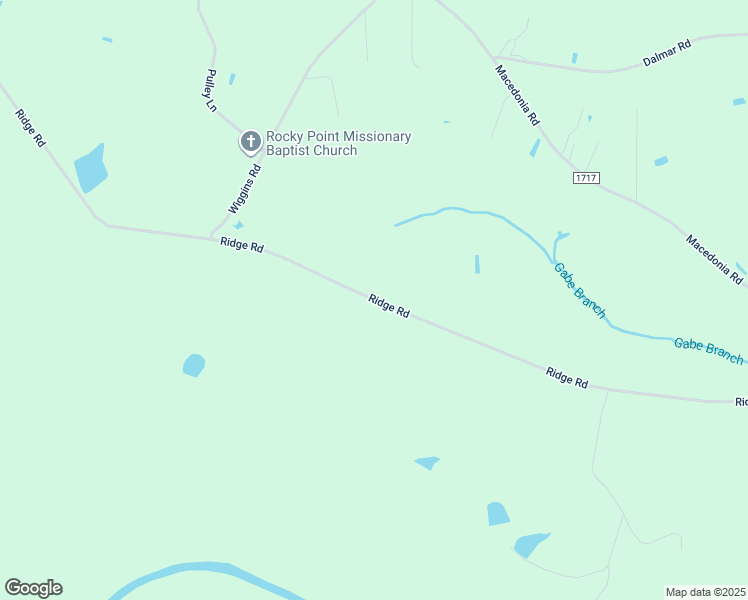 map of restaurants, bars, coffee shops, grocery stores, and more near Ridge Road in Nash County